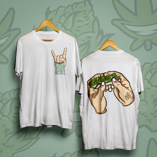 'Palm Trees and Pack Dreams' Short Sleeve T-Shirt